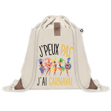 Sac à dos avec pochette J'peux pas Carnaval