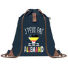 sac a dos bleu coton recycle avec pochette idee cadeau originale pour collegue ami prof ou membre de la famille cadeau mixte noel anniversaire secret santa ou depart au travail sac leger pratique et ecologique design breton moderne