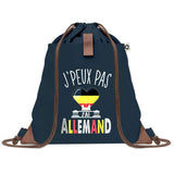 sac a dos bleu coton recycle avec pochette idee cadeau originale pour collegue ami prof ou membre de la famille cadeau mixte noel anniversaire secret santa ou depart au travail sac leger pratique et ecologique design breton moderne