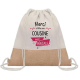 Sac Fête des Mères Mamie Maman Cadeau anniversaire Noël Travail Métier Départ Retraite Collègue Femme cabas shopping plage