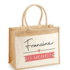 Sac Fête des Mères Mamie MAman Soeur Femme Famille Idée Cadeau anniversaire Noël Travail Boulot Métier Départ Retraite Collègue Femme cabas shopping plage