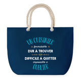 Sac de plage Bleu anse corde Un Cuisinier Formidable Homme