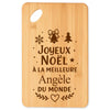 Planche à découper cadeau Noël famille amis papa maman mamie papi, idée cadeau apéro et cuisine, Secret Santa