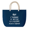 Sac de plage Bleu anse corde Guy Retraite
