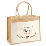 Sac Fête des Mères Mamie MAman Soeur Femme Famille Idée Cadeau anniversaire Noël Travail Boulot Métier Départ Retraite Collègue Femme cabas shopping plage