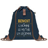 sac a dos homme bleu coton recycle avec pochette idee cadeau utile pour collegue papa ou ami cadeau homme noel anniversaire secret santa ou depart a la retraite sac durable pratique et robuste design sobre et elegant