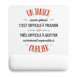 Tapis de souris ergonomique avec repose-poignet, accessoire bureau pour femme et homme, fête des pères, cadeau pas cher, idée cadeau fête des mères, secret santa, départ à la retraite, télétravail et gaming
