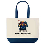 Sac Fête des Mères Mamie Famille Idée Cadeau anniversaire Noël Travail Boulot Métier Départ Retraite Collègue Femme cabas shopping plage