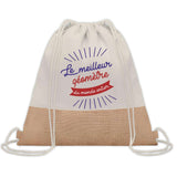 Sac Fête des Pères Papi Papa Cadeau anniversaire Noël Travail Boulot Métier Départ Retraite Collègue Homme cabas shopping plage