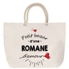 Sac Fête des Mères Mamie Famille Idée Cadeau anniversaire Noël Travail Boulot Métier Départ Retraite Collègue Femme cabas shopping plage