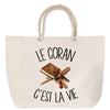 Sac Fête des Mères Mamie Famille Idée Cadeau anniversaire Noël Travail Boulot Métier Départ Retraite Collègue Femme cabas shopping plage