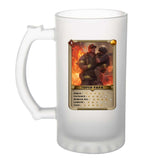 fete des peres papa carte geek gamer cadeau anniversaire noel chope verre à bière cervoise