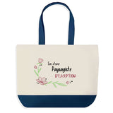 Sac de shopping bleu Paysagiste d'exception