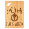 Planche bambou gravée personnalisée femme homme idée cadeau Fête des Mères Fête des Pères apéro papa maman prénom cuisine plateau fromage