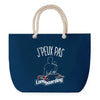 Sac de plage Bleu anse corde J'peux Pas Longboard