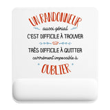 Tapis de souris ergonomique avec repose-poignet, accessoire bureau pour femme et homme, fête des pères, cadeau pas cher, idée cadeau fête des mères, secret santa, départ à la retraite, télétravail et gaming