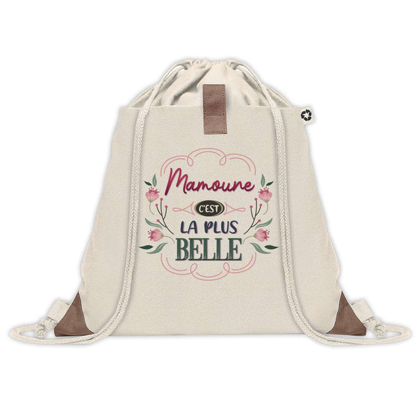 Sac Fête des Mères Mamie Famille Idée Cadeau anniversaire Noël Travail Boulot Métier Départ Retraite Collègue Femme cabas shopping plage