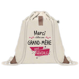 Sac à dos avec pochette Merci Grand-mère Géniale