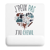 Tapis de souris ergonomique avec repose-poignet, accessoire bureau pour femme et homme, fête des pères, cadeau pas cher, idée cadeau fête des mères, secret santa, départ à la retraite, télétravail et gaming