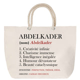 Sac Fête des Mères Mamie Famille Idée Cadeau anniversaire Noël Travail Boulot Métier Départ Retraite Collègue Femme cabas shopping plage