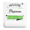 Tapis de souris ergonomique avec repose-poignet, accessoire bureau pour femme et homme, fête des pères, cadeau pas cher, idée cadeau fête des mères, secret santa, départ à la retraite, télétravail et gaming