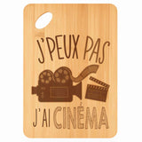 Planche bambou gravée personnalisée femme homme idée cadeau Fête des Mères Fête des Pères apéro papa maman prénom cuisine plateau fromage