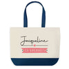 Sac de shopping bleu Jacqueline en Vacances