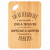 Planche bambou gravée personnalisée homme idée cadeau Fête des Pères apéro 30×20 prénom cuisine plateau fromage anniversaire noel papa papi 
