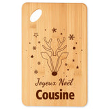 Planche à découper Joyeux noël Cousine cerf