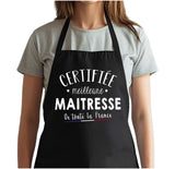 Cadeau Cuisinier cuisinière mère maman papa père mamie papi Vêtement Blouse de protection Barbecue Jardinage Tablier de Travail Tâches ménagères 