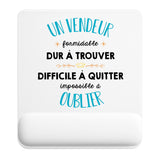 Tapis de souris ergonomique avec repose-poignet, accessoire bureau pour femme et homme, fête des pères, cadeau pas cher, idée cadeau fête des mères, secret santa, départ à la retraite, télétravail et gaming