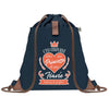 sac a dos femme bleu coton recycle avec pochette cadeau original pour collegue amie prof ou soeur idee cadeau femme noel anniversaire secret santa ou depart a la retraite sac pratique chic et ecoresponsable design breton elegant