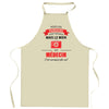 Cadeau Cuisinier cuisinière mère maman papa père mamie papi Vêtement Blouse de protection Barbecue Jardinage Tablier de Travail Tâches ménagères 
