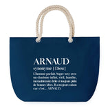 Sac de plage Bleu anse corde Arnaud Définition Homme