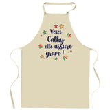 Cadeau Cuisinier cuisinière mère maman papa père mamie papi Vêtement Blouse de protection Barbecue Jardinage Tablier de Travail Tâches ménagères 