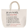 Sac Fête des Mères Mamie Famille Idée Cadeau anniversaire Noël Travail Boulot Métier Départ Retraite Collègue Femme cabas shopping plage