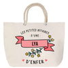 Sac Fête des Mères Mamie Famille Idée Cadeau anniversaire Noël Travail Boulot Métier Départ Retraite Collègue Femme cabas shopping plage