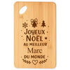 Planche à découper cadeau Noël famille amis papa maman mamie papi, idée cadeau apéro et cuisine, Secret Santa