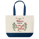 Sac Fête des Mères Mamie Famille Idée Cadeau anniversaire Noël Travail Boulot Métier Départ Retraite Collègue Femme cabas shopping plage