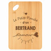 Planche bambou gravée personnalisée homme idée cadeau Fête des Pères apéro 30×20 prénom cuisine plateau fromage anniversaire noel papa papi 