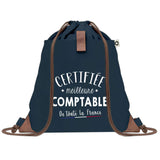 sac a dos femme bleu coton recycle avec pochette cadeau original pour collegue amie prof ou soeur idee cadeau femme noel anniversaire secret santa ou depart a la retraite sac pratique chic et ecoresponsable design breton elegant