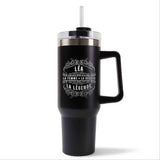 Mug Isotherme Noir Léa Déesse Légende
