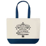 Sac de shopping bleu RH Ministère de la Magie