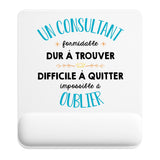 Tapis de souris ergonomique avec repose-poignet, accessoire bureau pour femme et homme, fête des pères, cadeau pas cher, idée cadeau fête des mères, secret santa, départ à la retraite, télétravail et gaming
