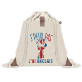 Sac à dos avec pochette J'peux pas Anglais