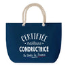 Sac de plage Bleu anse corde Certifiée meilleure Condructrice