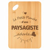 Planche bambou gravée personnalisée femme idée cadeau Fête des Mères apéro 30×20 prénom cuisine plateau fromage anniversaire noel maman mamie