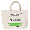 Sac Fête des Mères Mamie Famille Idée Cadeau anniversaire Noël Travail Boulot Métier Départ Retraite Collègue Femme cabas shopping plage