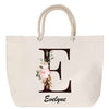 Sac Fête des Mères Mamie Famille Idée Cadeau anniversaire Noël Travail Boulot Métier Départ Retraite Collègue Femme cabas shopping plage