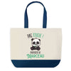 Sac de shopping bleu Marceau Pas Touche Panda
